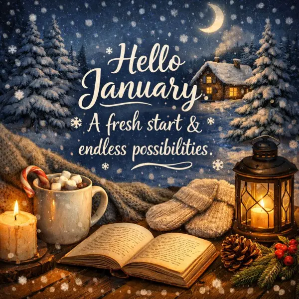 Cozy Winter January Quotes