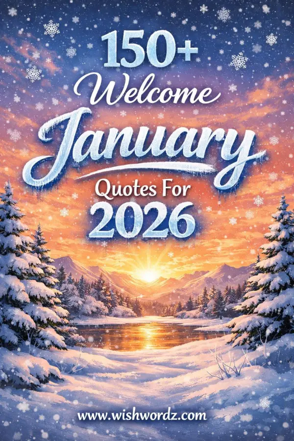 150+ Welcome January Quotes For 2026