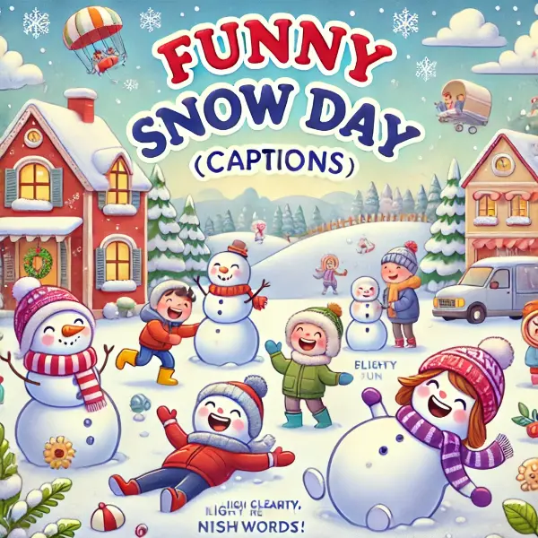 Funny Snow Day Captions