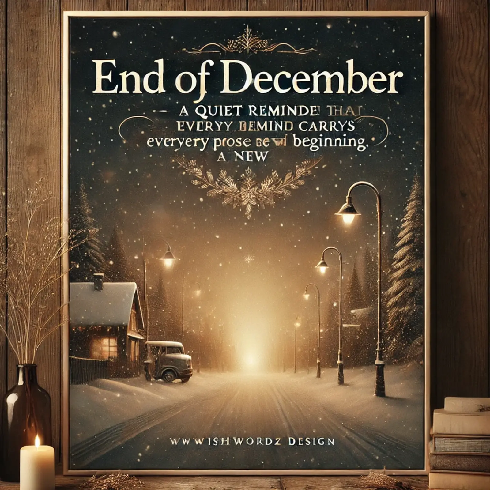 End Of December Quotes